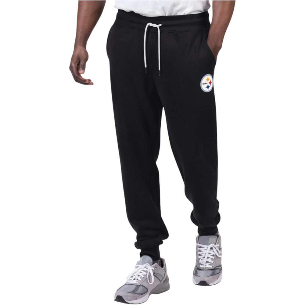 NFL Men's Black Label Fleece Knit Jogger Pant by Glll Steelers